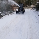 Snow plowing